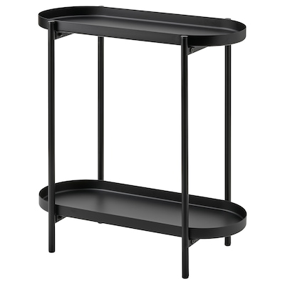 OLIVBLAD Plant stand, indoor/outdoor black, 22 "