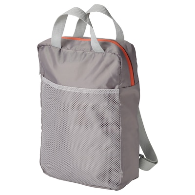 PIVRING Backpack, light gray, 9 ½x3 ¼x13 ½ "/2 gallon