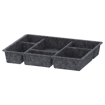 RAGGISAR Tray, dark gray, 15 3/4x11 3/4 "