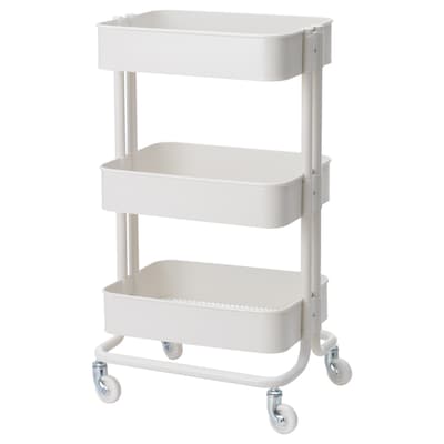 RÅSKOG Utility cart, white, 13 3/4x17 3/4x30 3/4 "