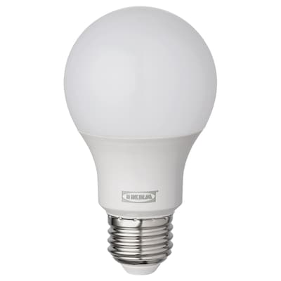 RYET LED bulb E26 450 lumen, globe opal