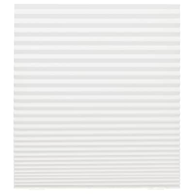 SCHOTTIS Pleated shade, white, 35 ½x74 ¾ "