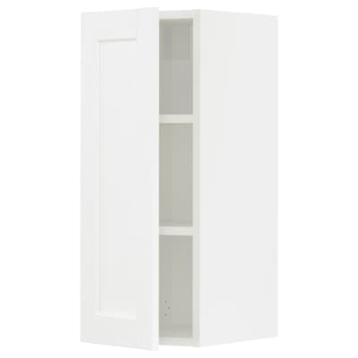 SEKTION Wall cabinet, white Enköping/white wood effect, 12x15x30 "