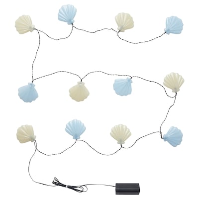 SOLVINDEN LED string light with 12 lights, decoration outdoor/battery operated shell