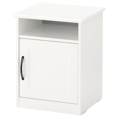 SONGESAND Nightstand, white, 16 1/2x15 3/4 "