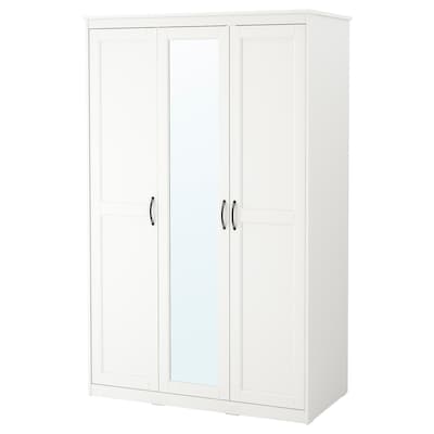 SONGESAND Wardrobe, white, 47 1/8x23 5/8x75 1/4 "