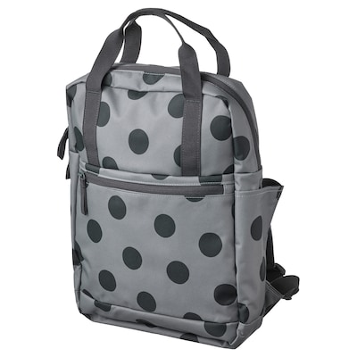 STARTTID Backpack, dotted/grey/dark grey, 10 ¾x3 ½x15 "/3 gallon