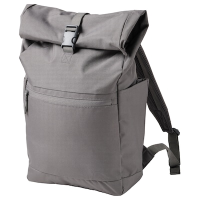 STARTTID Backpack, gray, 10 ¾x4 ¼x22 "/5 gallon