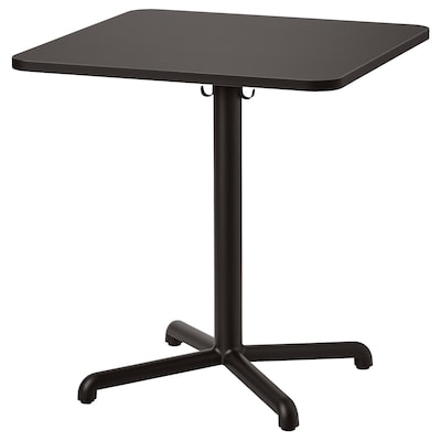 STENSELE Table, anthracite/anthracite, 27 1/2x27 1/2 "