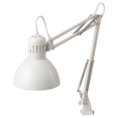 TERTIAL Work lamp with LED bulb, white