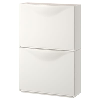TRONES Shoe/storage cabinet, white, 20 1/2x7 1/8x15 3/8 "
