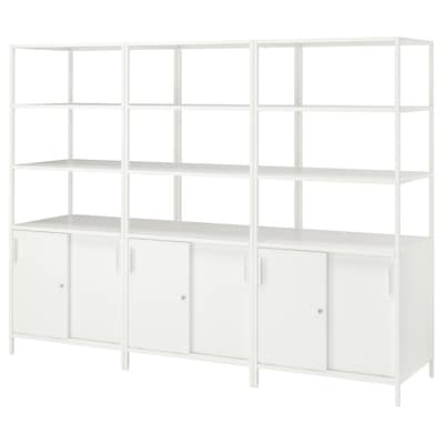 TROTTEN Cabinet combination, white, 94 1/2x70 7/8 "