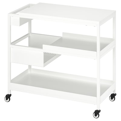 TROTTEN Utility cart, white, 31 1/2x15 3/4 "