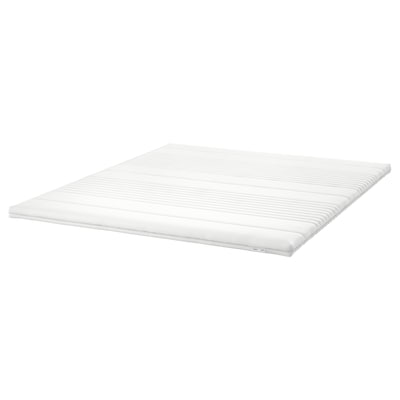 TUSSÖY Mattress topper, white, Queen