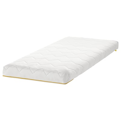 UNDERLIG Foam mattress for junior bed, white, 27 1/2x63 "