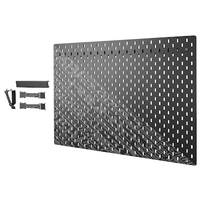 UPPSPEL Pegboard combination, black, 30x22 "