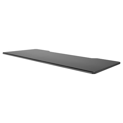 UPPSPEL Tabletop, black, 70 7/8 "