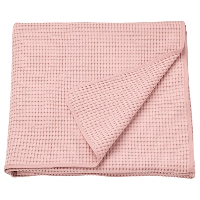 VÅRELD Bedspread, light pink, 59x98 "