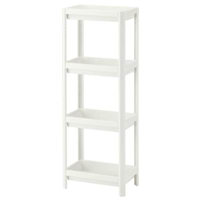 VESKEN Shelf unit, white, 14 1/8x9x39 3/8 "