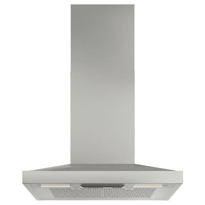 VINSTGIVANDE Wall mounted range hood, Stainless steel